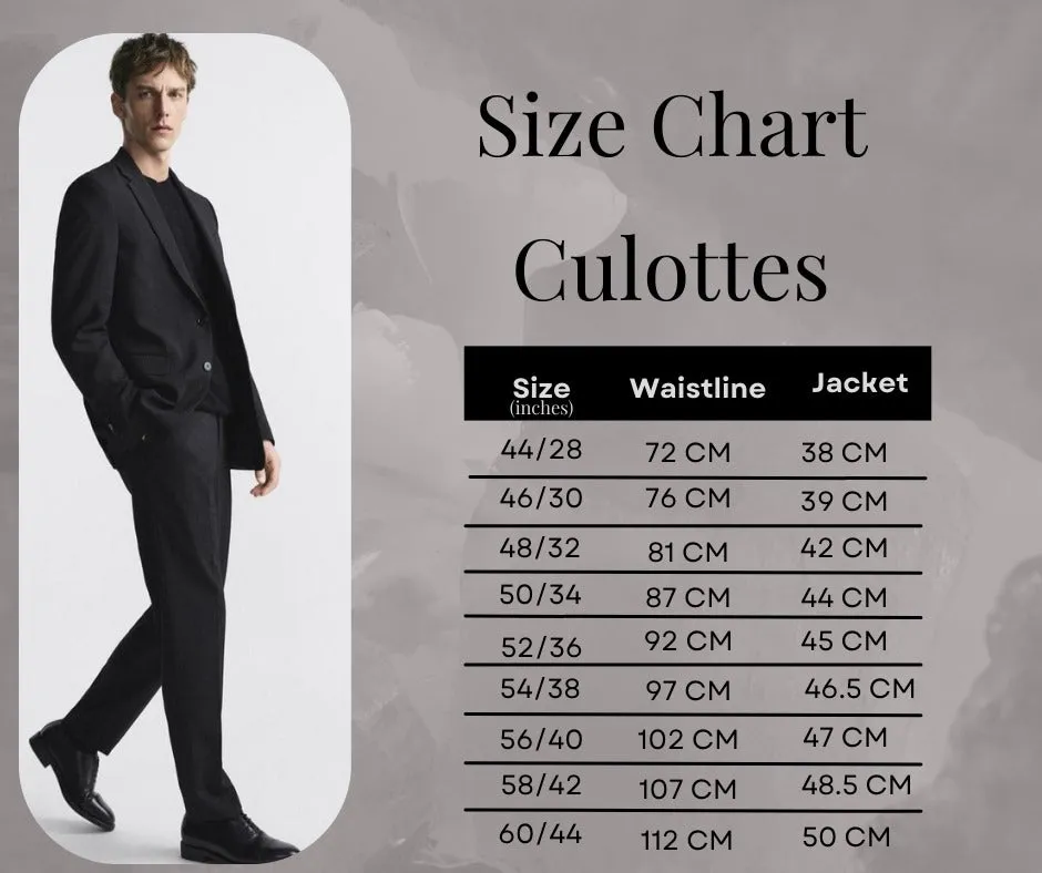 Men's Tailored Burgundy 3PC Suit