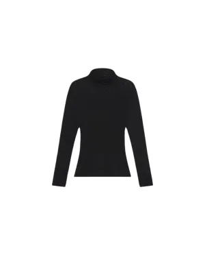 MESH LACE TURTLENECK