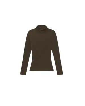 MESH LACE TURTLENECK