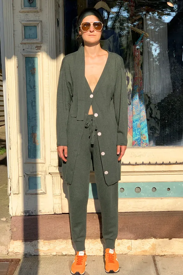 Milano Tie Cardi - Khaki Green