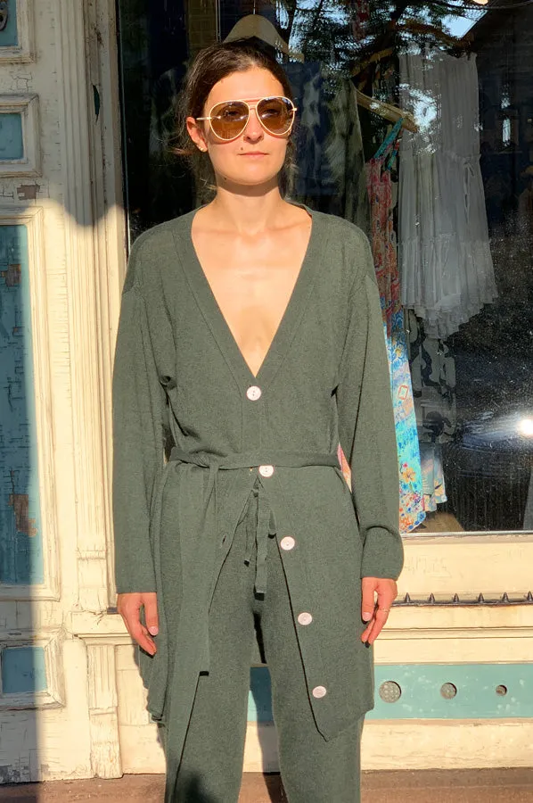 Milano Tie Cardi - Khaki Green
