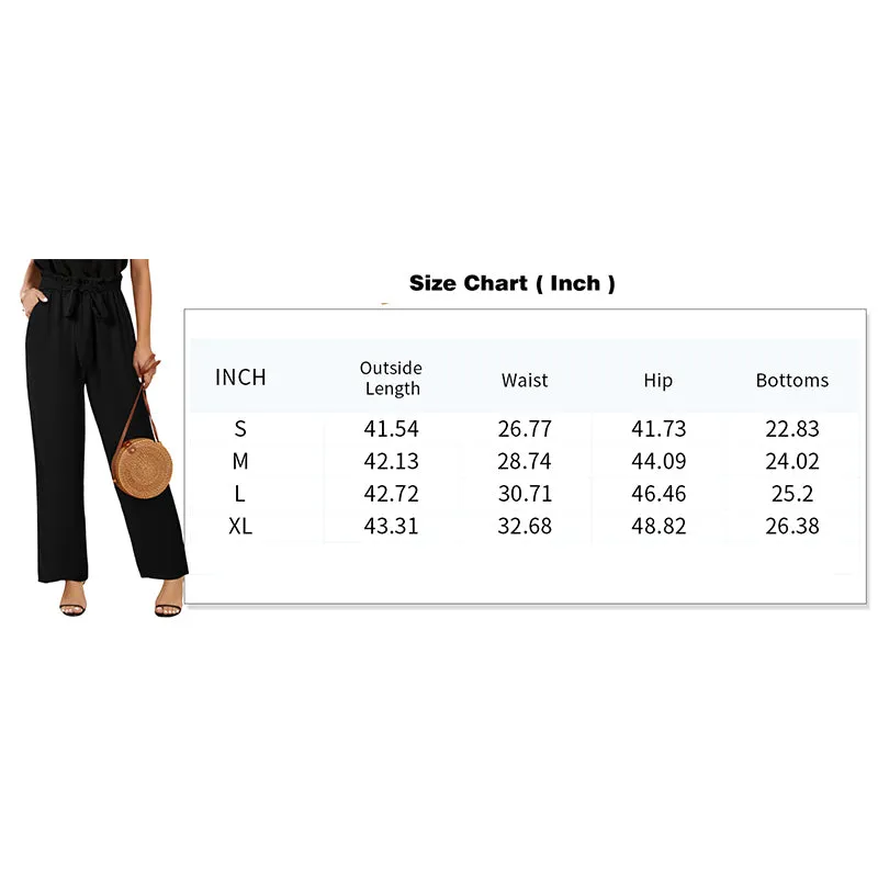 MINGALONDON Womens High Waisted Pants