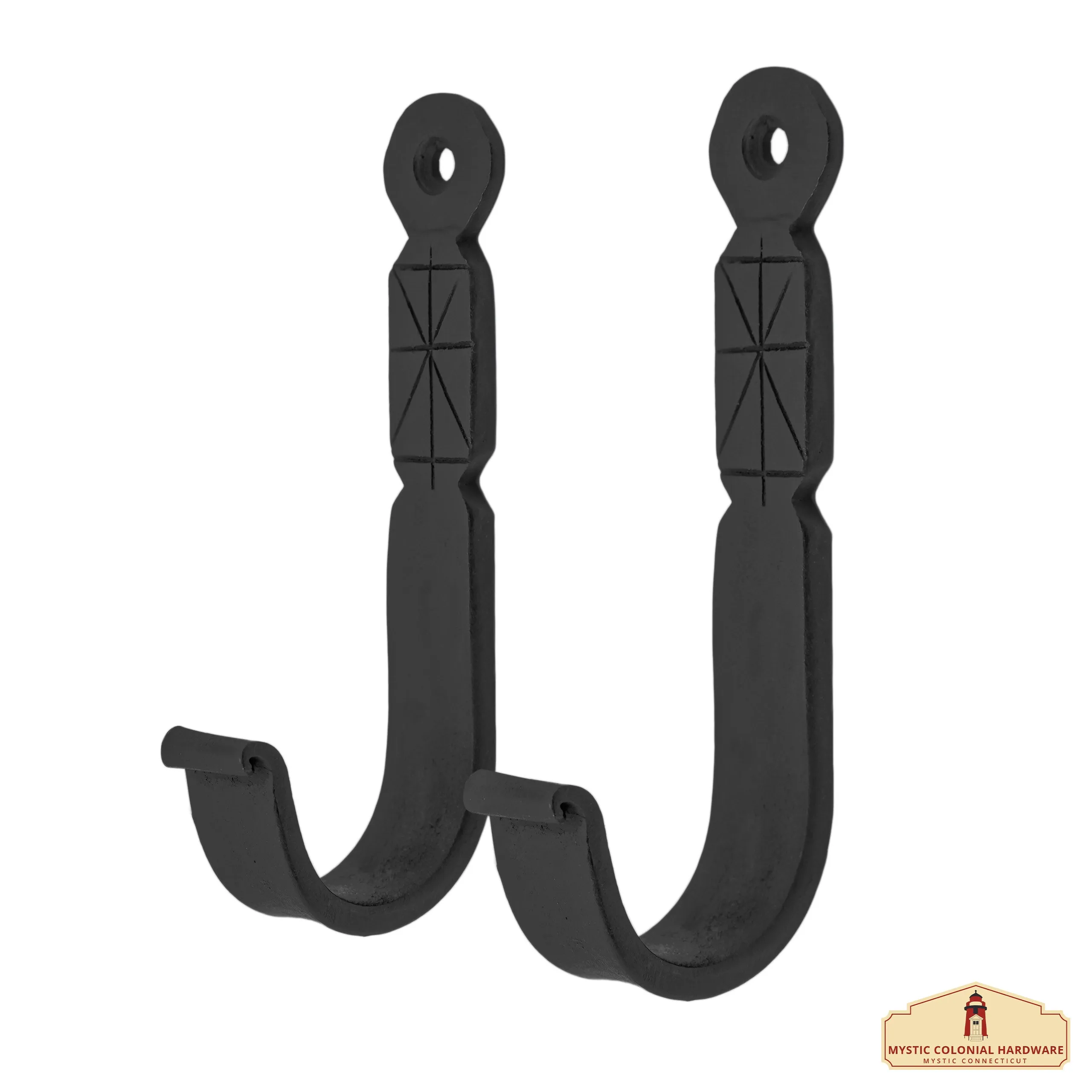 Minimalist Cast Iron Wall Hook – Set of 2