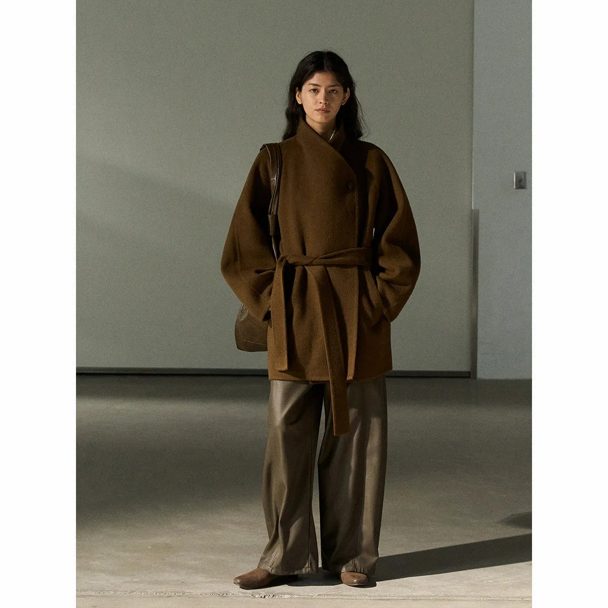 Minimalist Wool Coat
