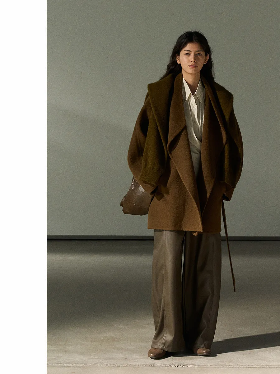 Minimalist Wool Coat