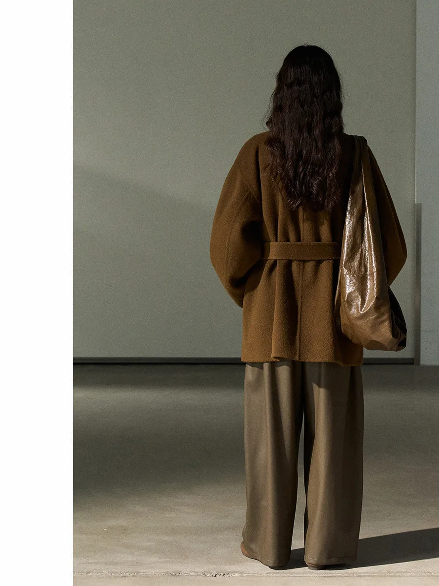 Minimalist Wool Coat