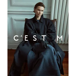 Minimalist Wool Overcoat Ensemble