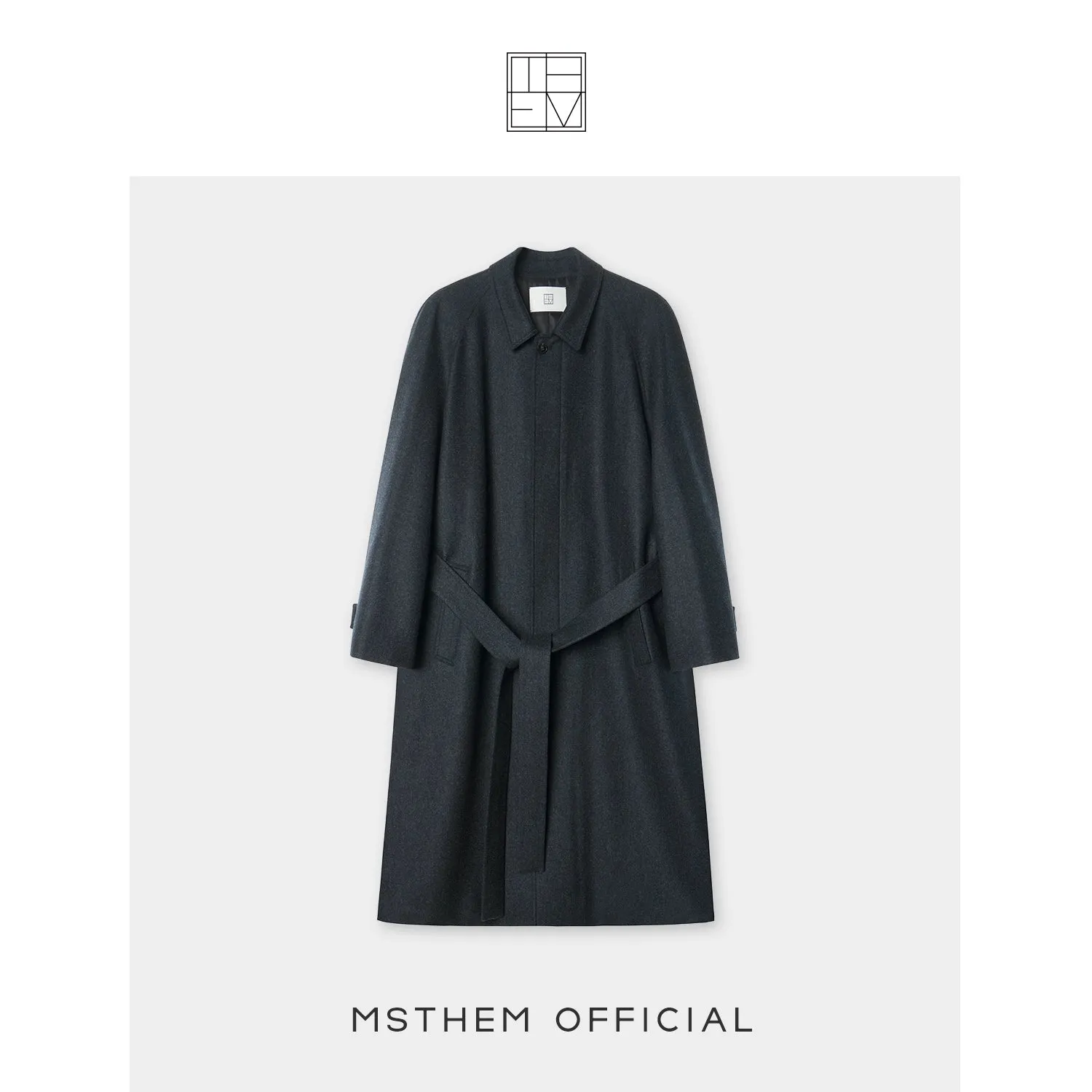 Minimalist Wool Overcoat Ensemble