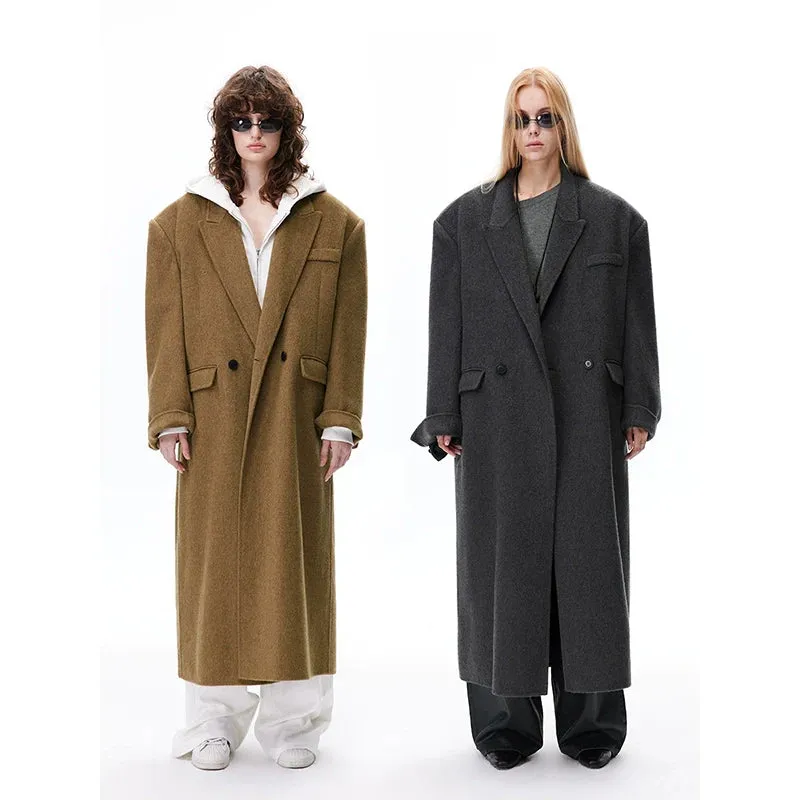 Minimalist Wool Overcoat
