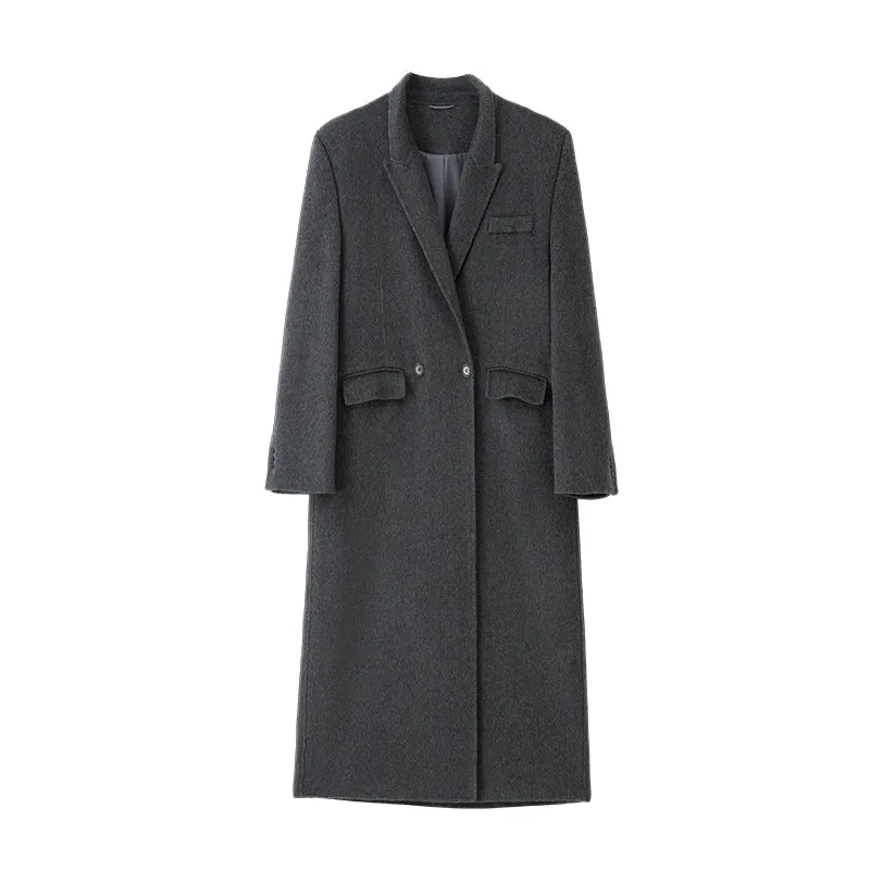 Minimalist Wool Overcoat