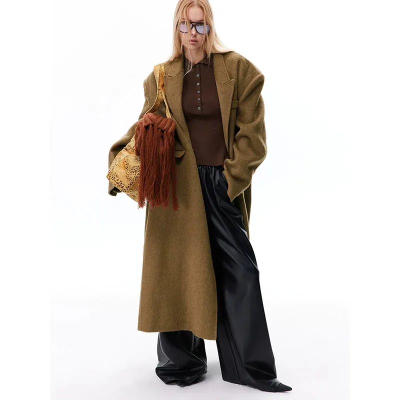 Minimalist Wool Overcoat