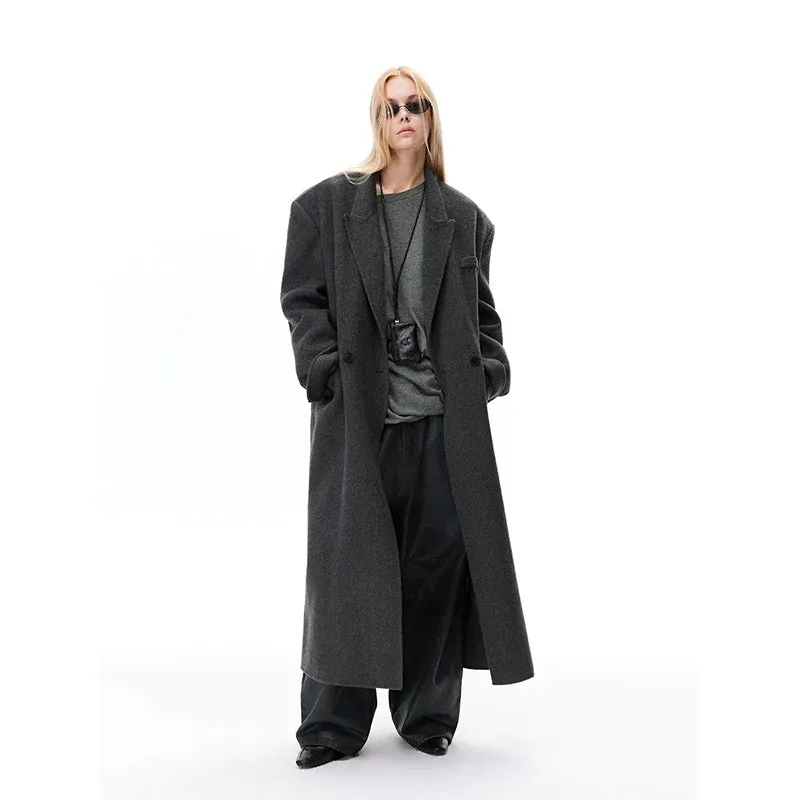 Minimalist Wool Overcoat