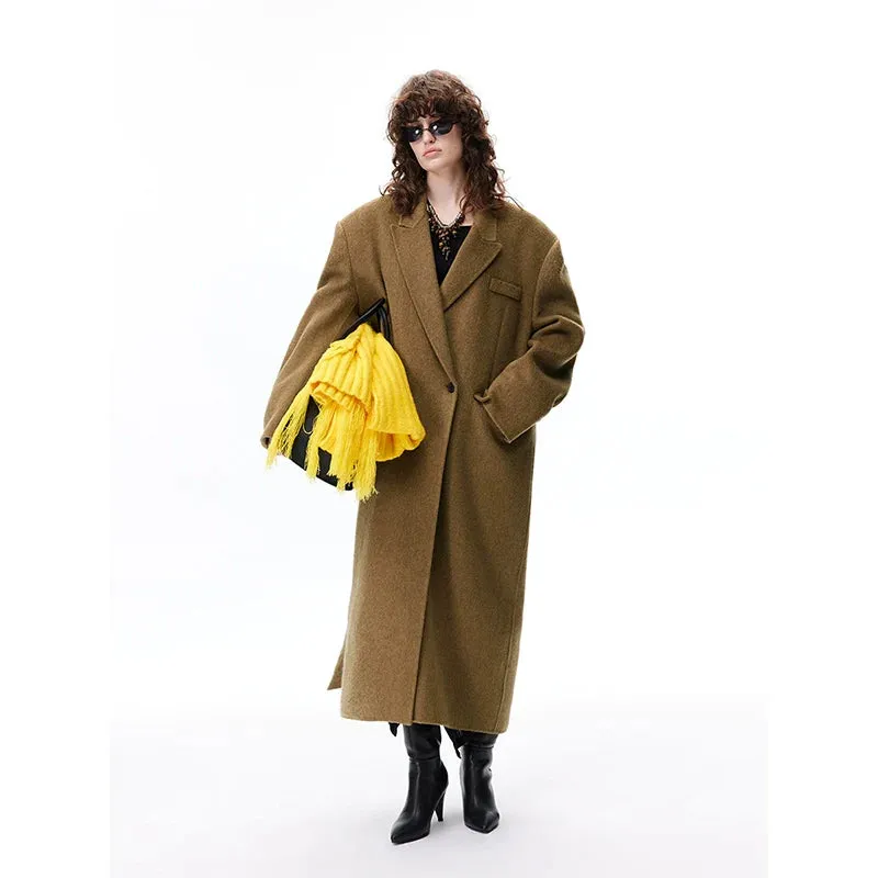 Minimalist Wool Overcoat