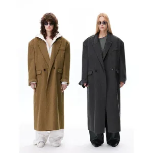 Minimalist Wool Overcoat