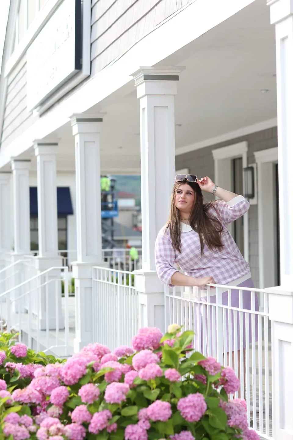 MM PURPLE LABEL LIGHT KNIT POLO T : SUMMER CHECKERED (PLUS SIZE) From Mia Mod