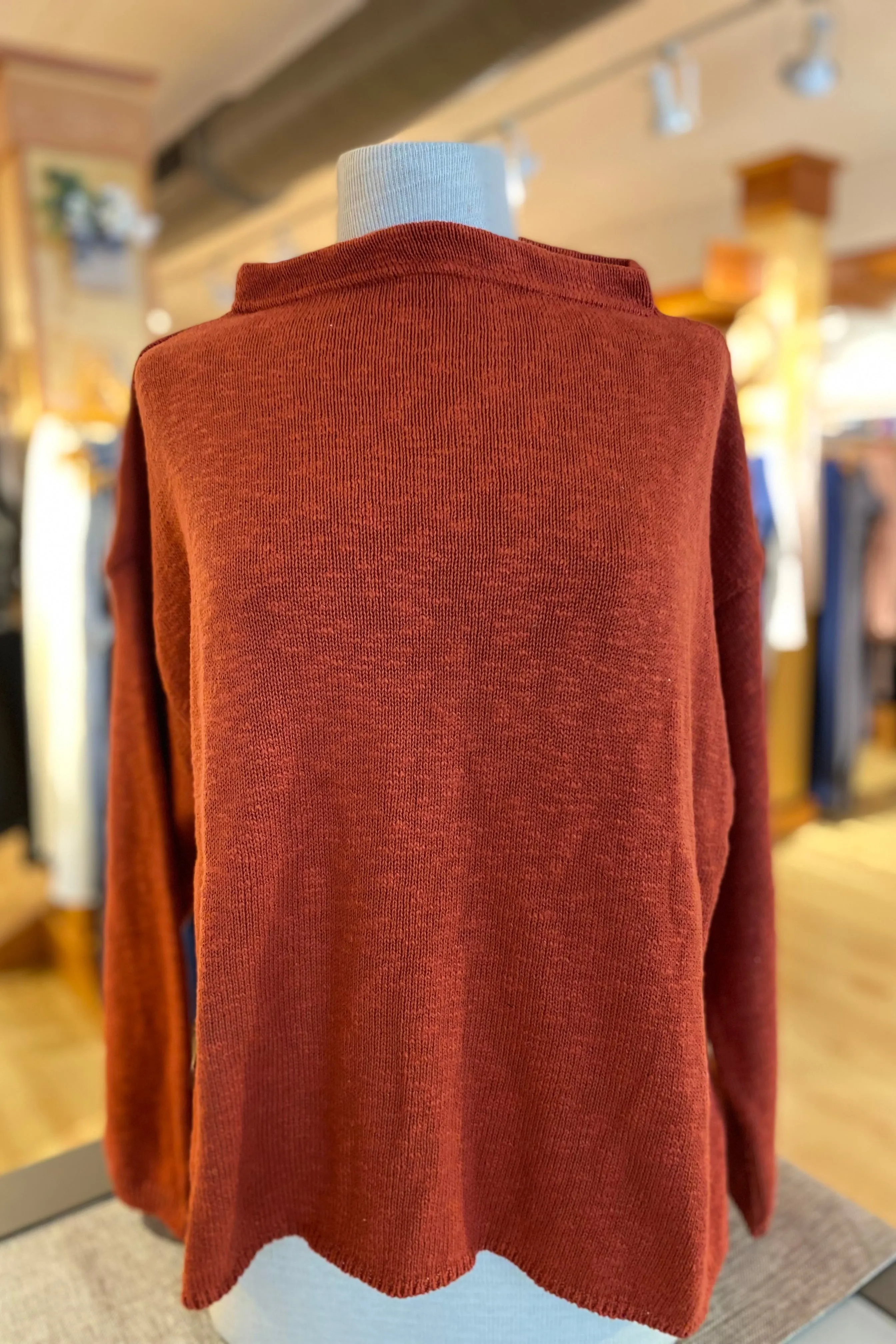 Mock Neck Pullover