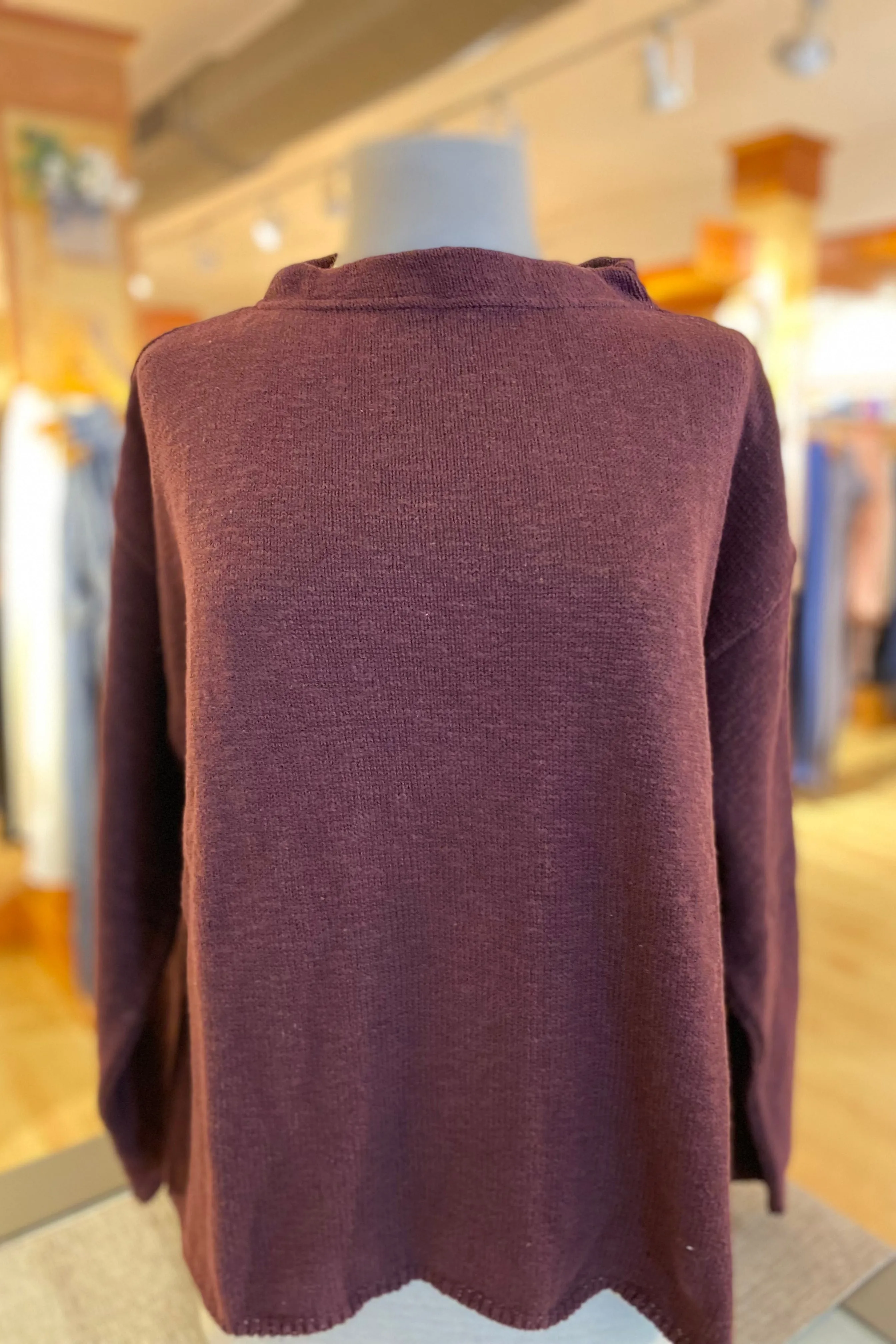 Mock Neck Pullover