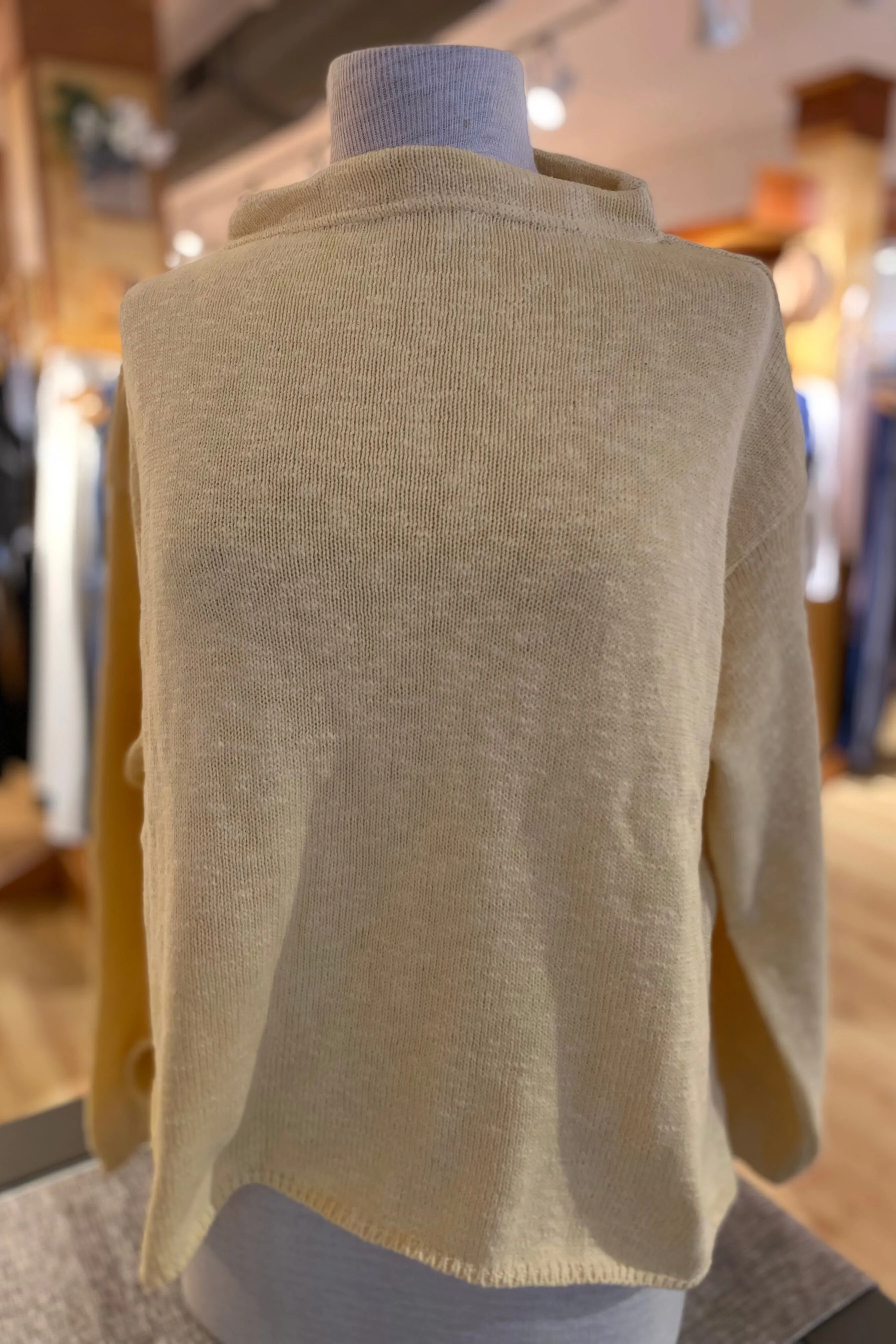 Mock Neck Pullover