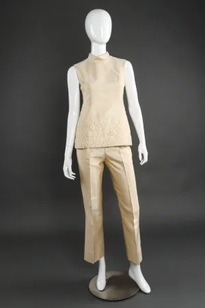 Mod Silk Top and Pant Set