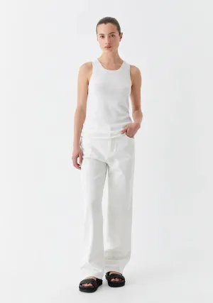Morrison Aston Knit Tank - White