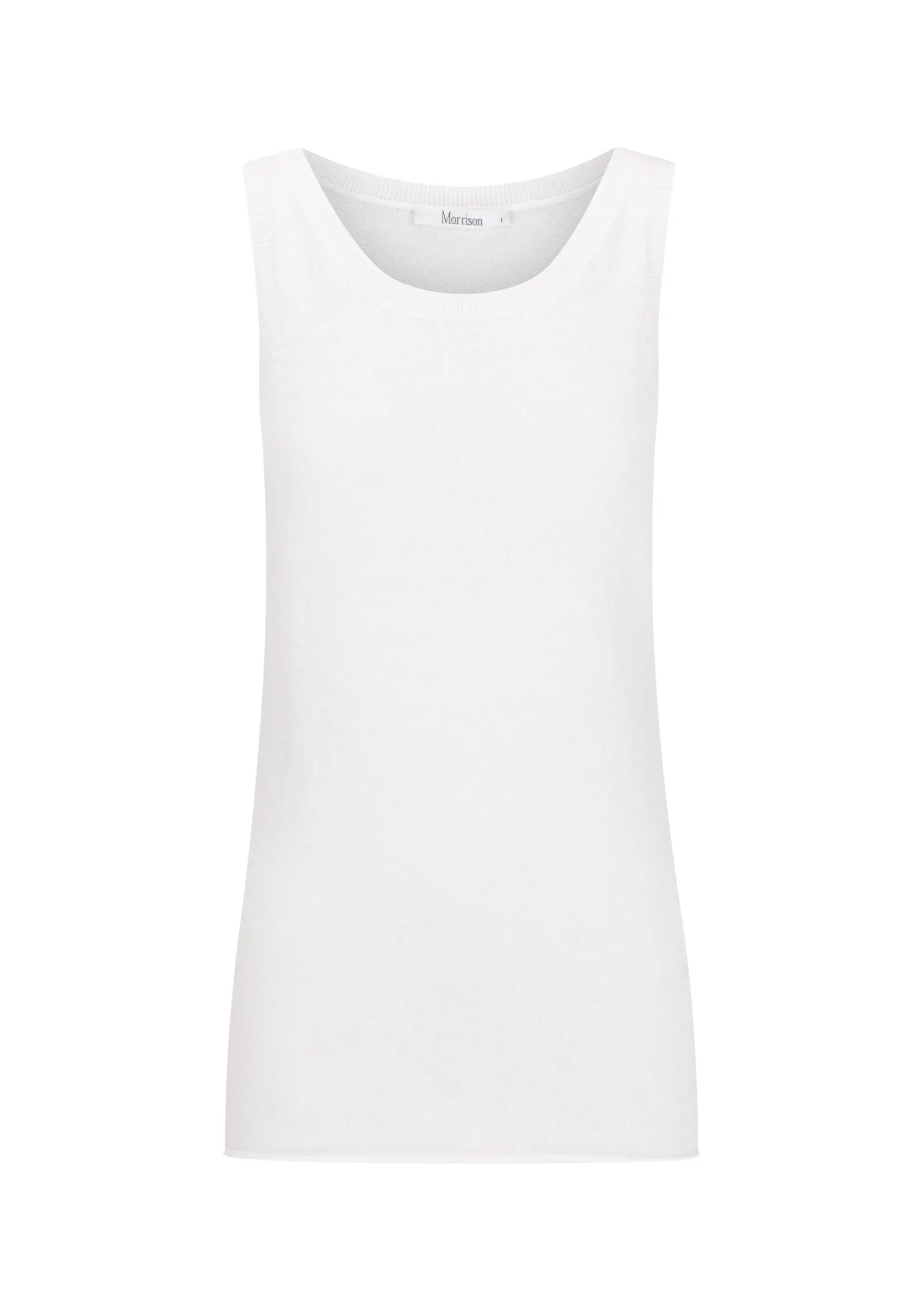 Morrison Aston Knit Tank - White