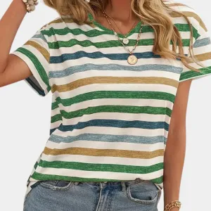 Mya - Short-sleeved T-Shirt For Ladies - Casual & Trendy
