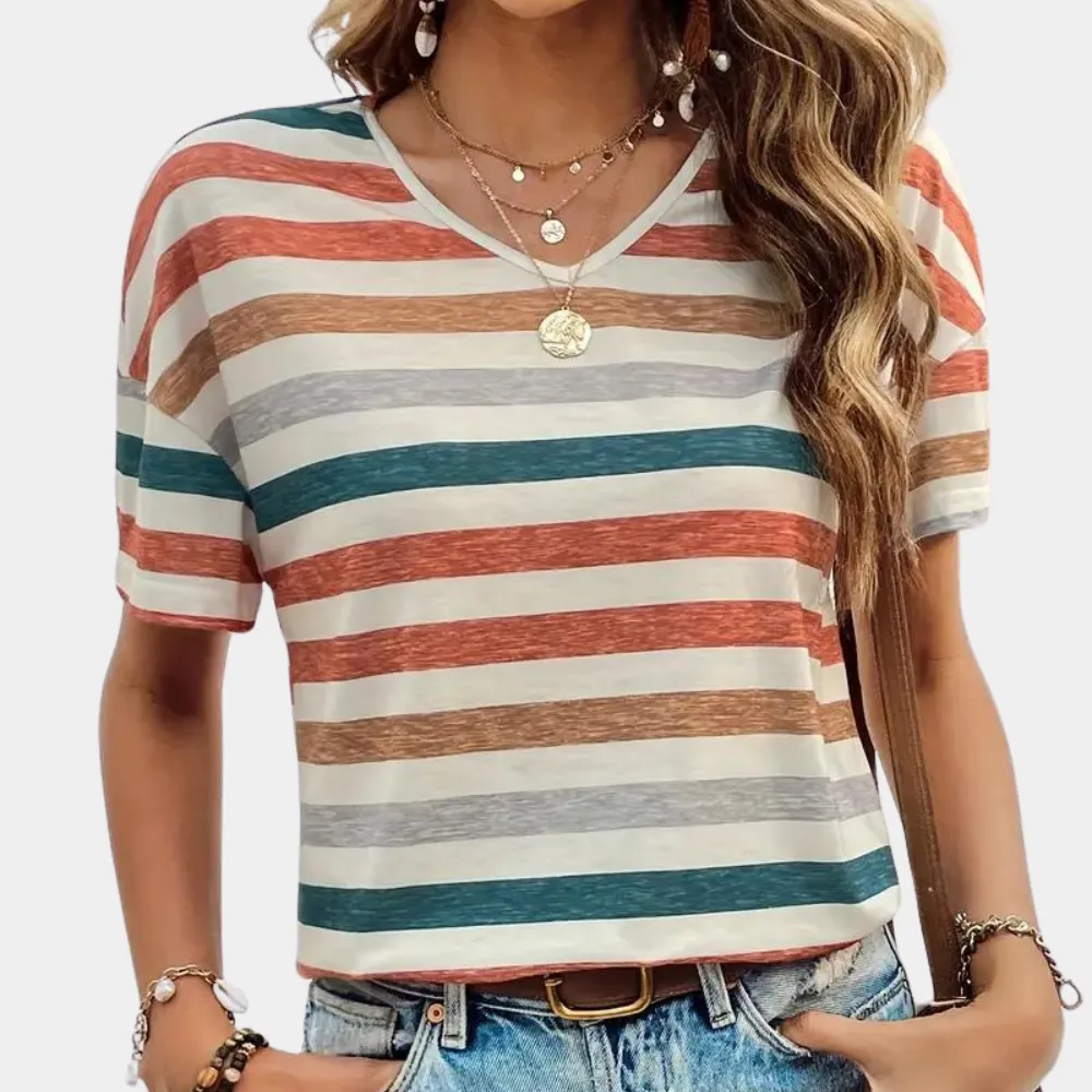 Mya - Short-sleeved T-Shirt For Ladies - Casual & Trendy
