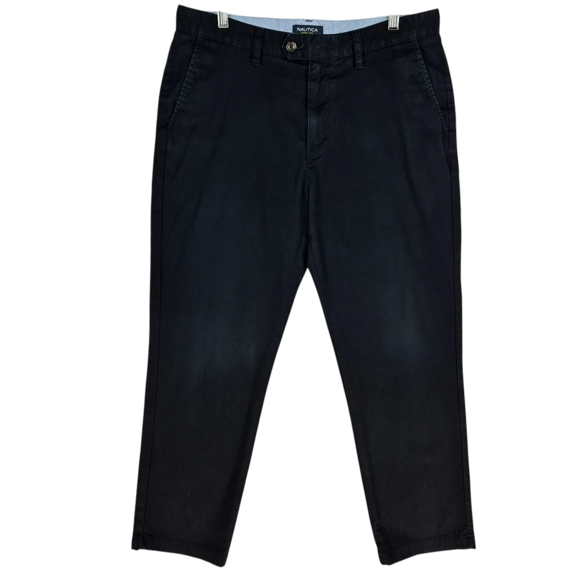 Nautica Black Tailored Fit Chino Pants W33