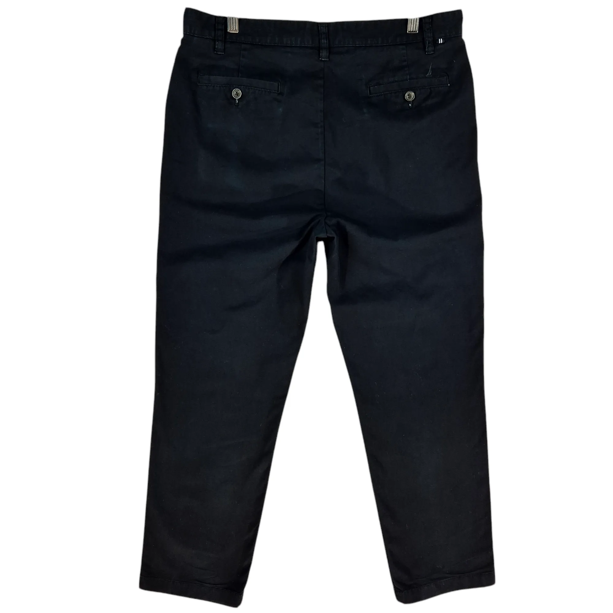 Nautica Black Tailored Fit Chino Pants W33