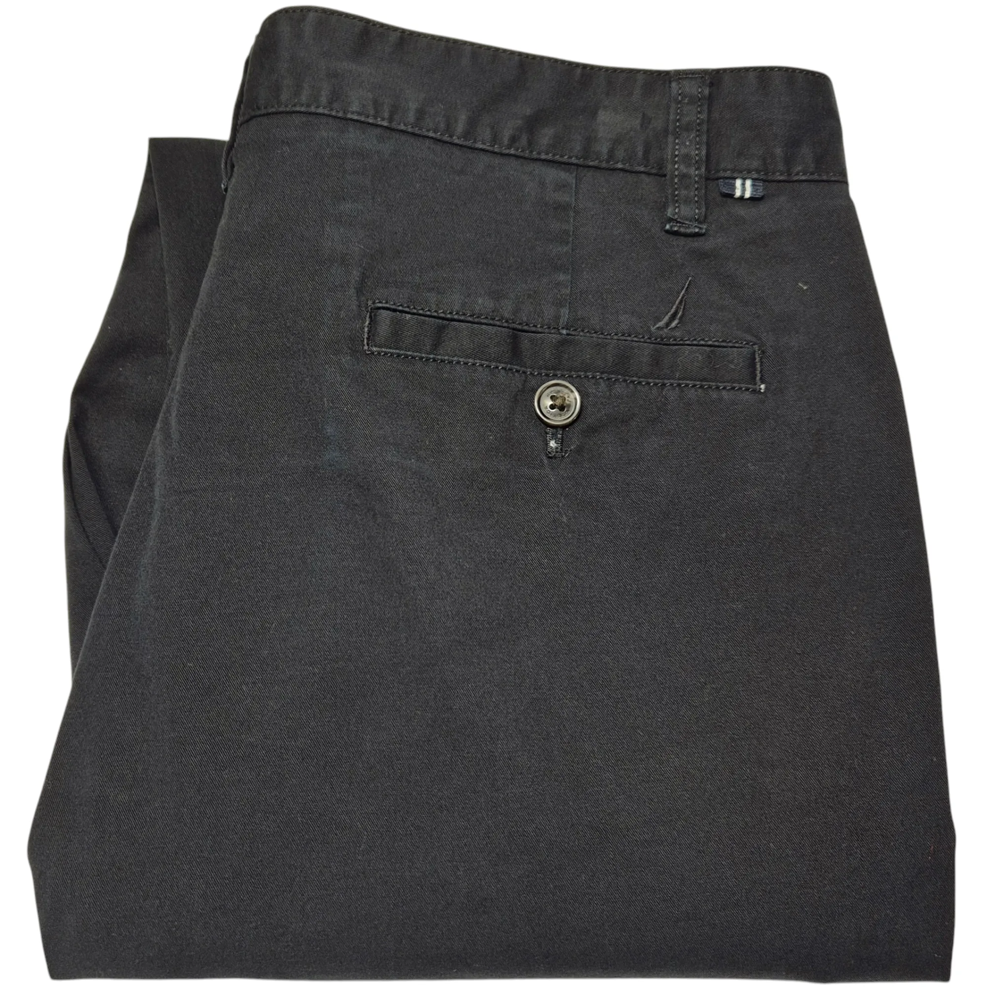 Nautica Black Tailored Fit Chino Pants W33
