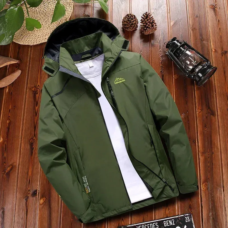New Young Trend Windproof Jacket Women's Jacket Waterproof Breathable Hooded Jacket Women's Outdoor Blazer And Overcoat Men's