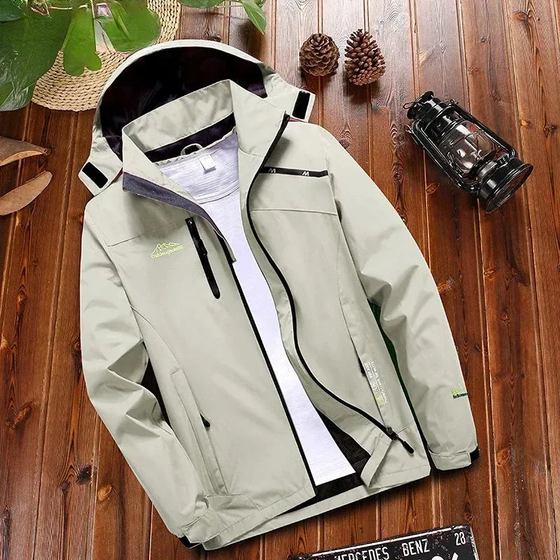 New Young Trend Windproof Jacket Women's Jacket Waterproof Breathable Hooded Jacket Women's Outdoor Blazer And Overcoat Men's