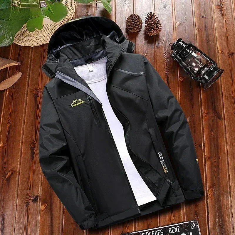 New Young Trend Windproof Jacket Women's Jacket Waterproof Breathable Hooded Jacket Women's Outdoor Blazer And Overcoat Men's