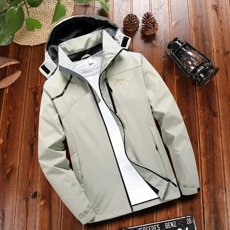 New Young Trend Windproof Jacket Women's Jacket Waterproof Breathable Hooded Jacket Women's Outdoor Blazer And Overcoat Men's