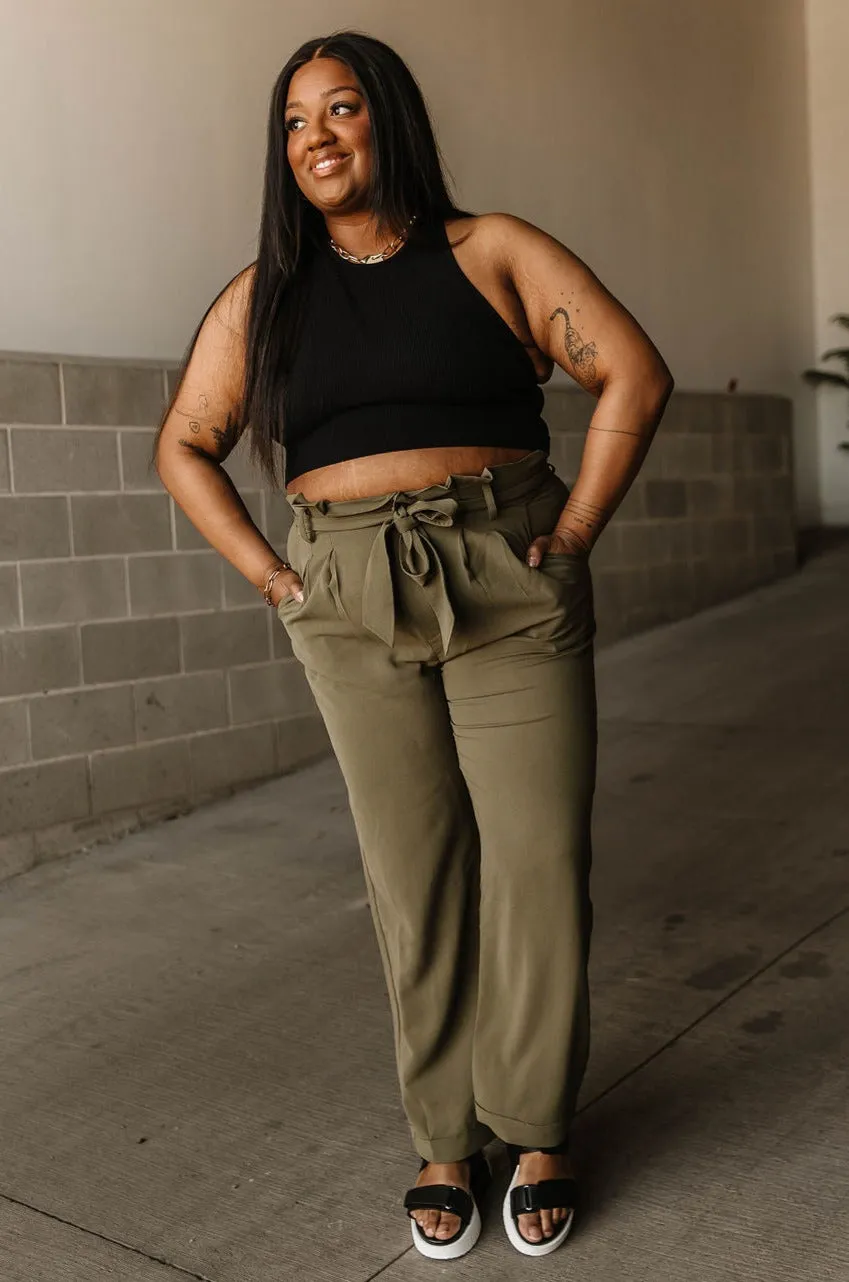 Nicola Pants - Olive