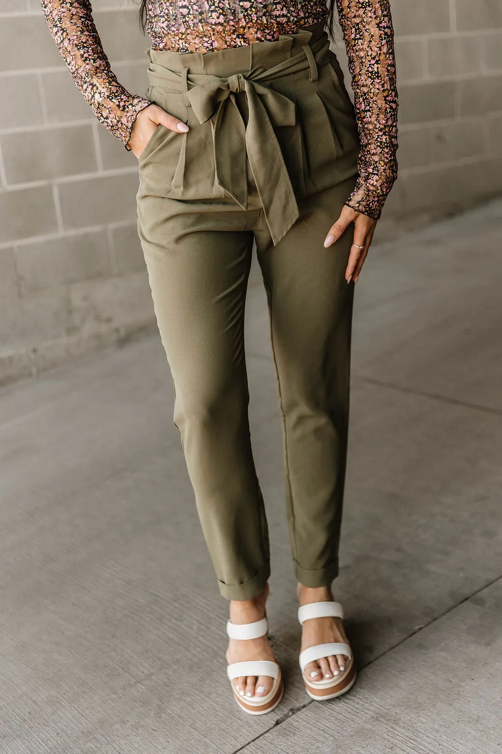 Nicola Pants - Olive