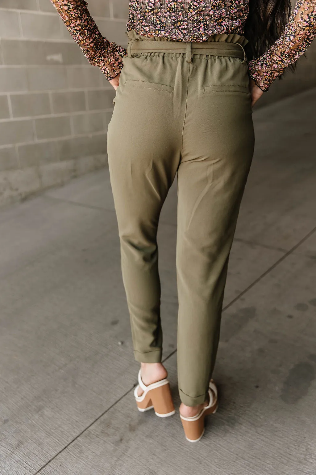 Nicola Pants - Olive