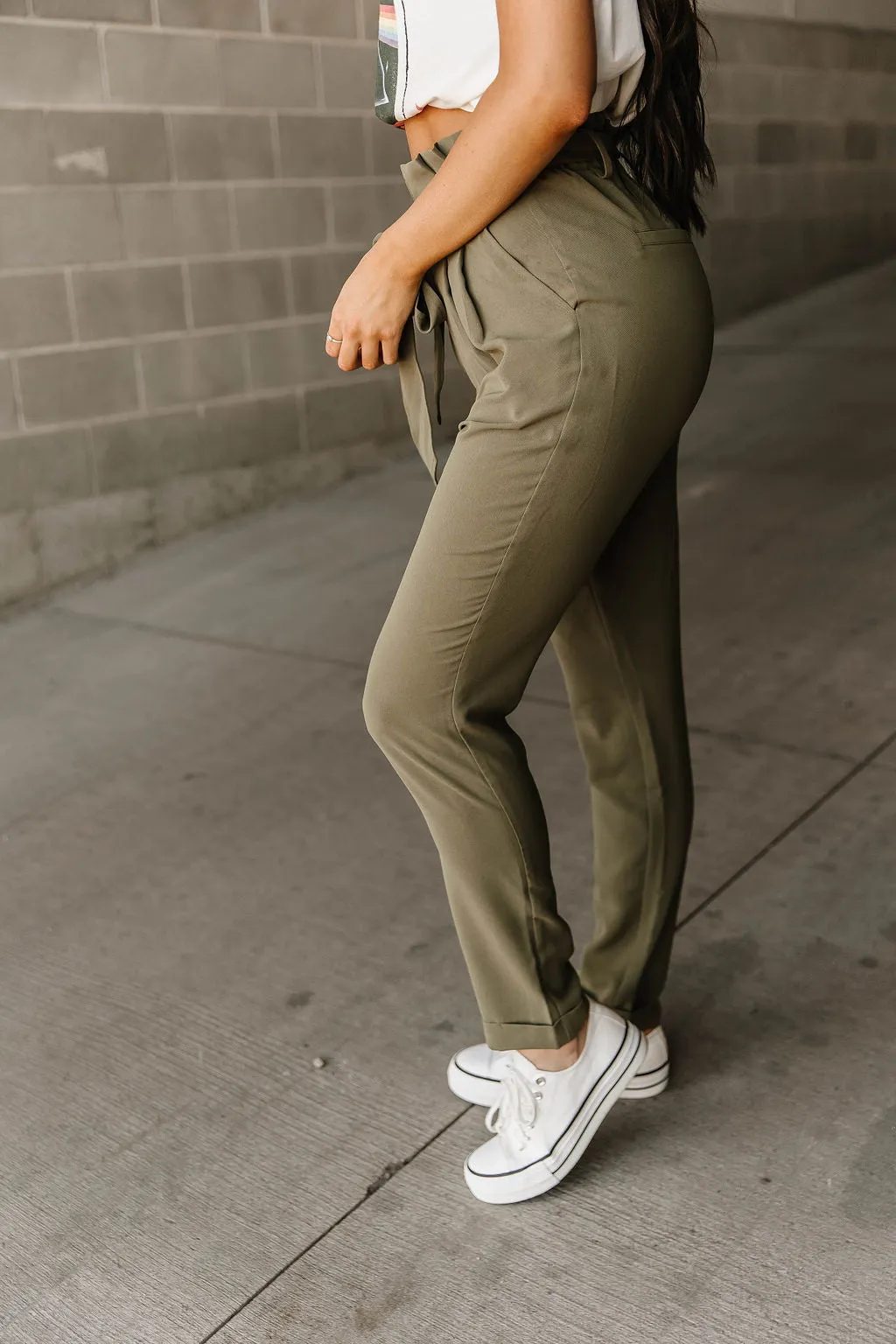 Nicola Pants - Olive