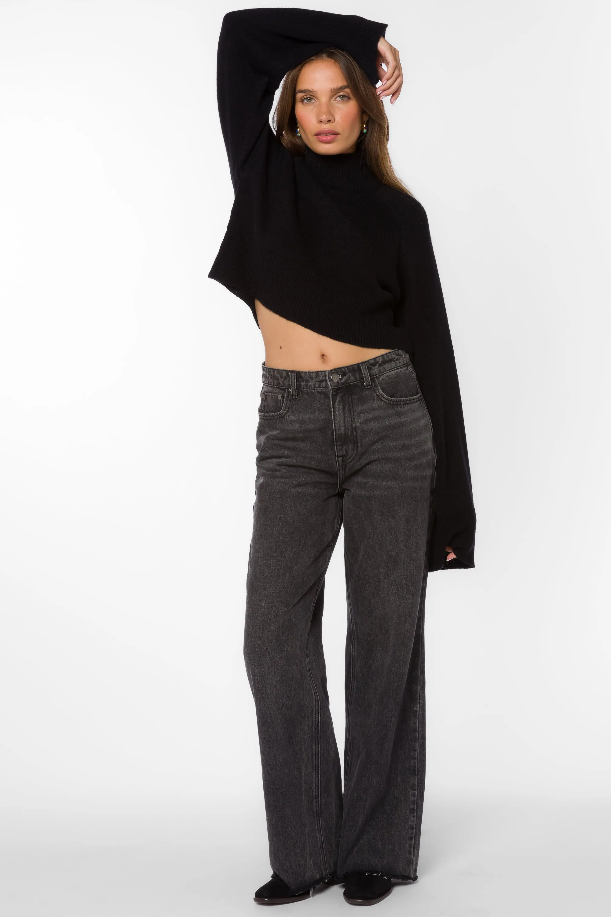 Oaklynn Black Sweater