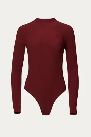 OPEN BACK KNIT BODYSUIT