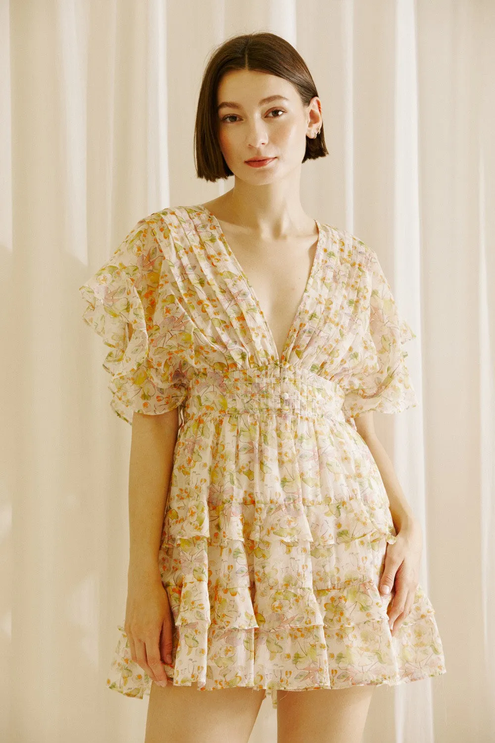 Open Back Mini Dress