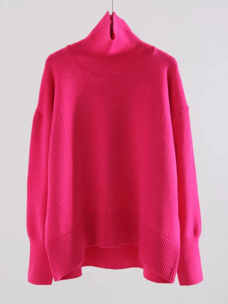 Oversized Turtleneck  Sweater