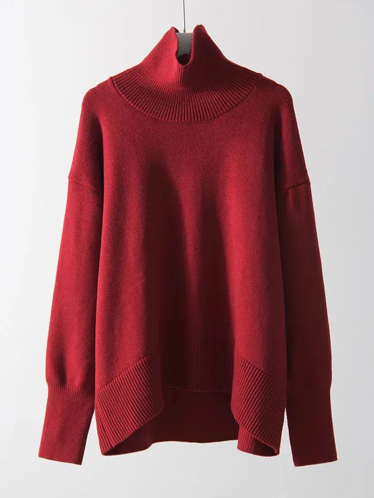 Oversized Turtleneck  Sweater