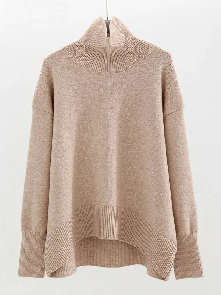 Oversized Turtleneck  Sweater