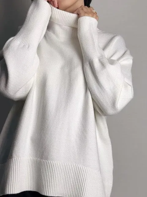 Oversized Turtleneck  Sweater