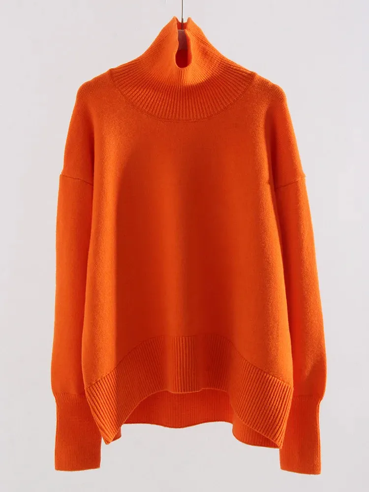 Oversized Turtleneck  Sweater