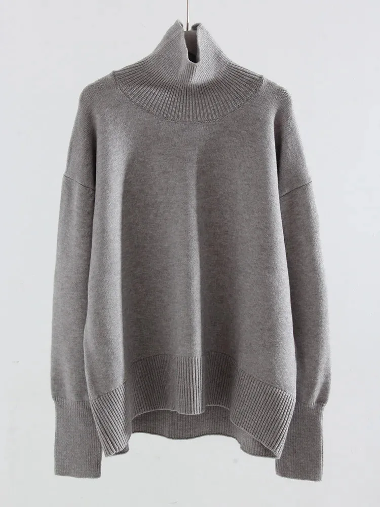 Oversized Turtleneck  Sweater