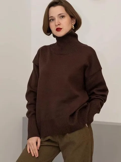 Oversized Turtleneck  Sweater