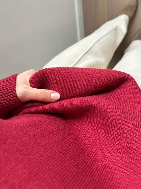 Oversized Turtleneck  Sweater