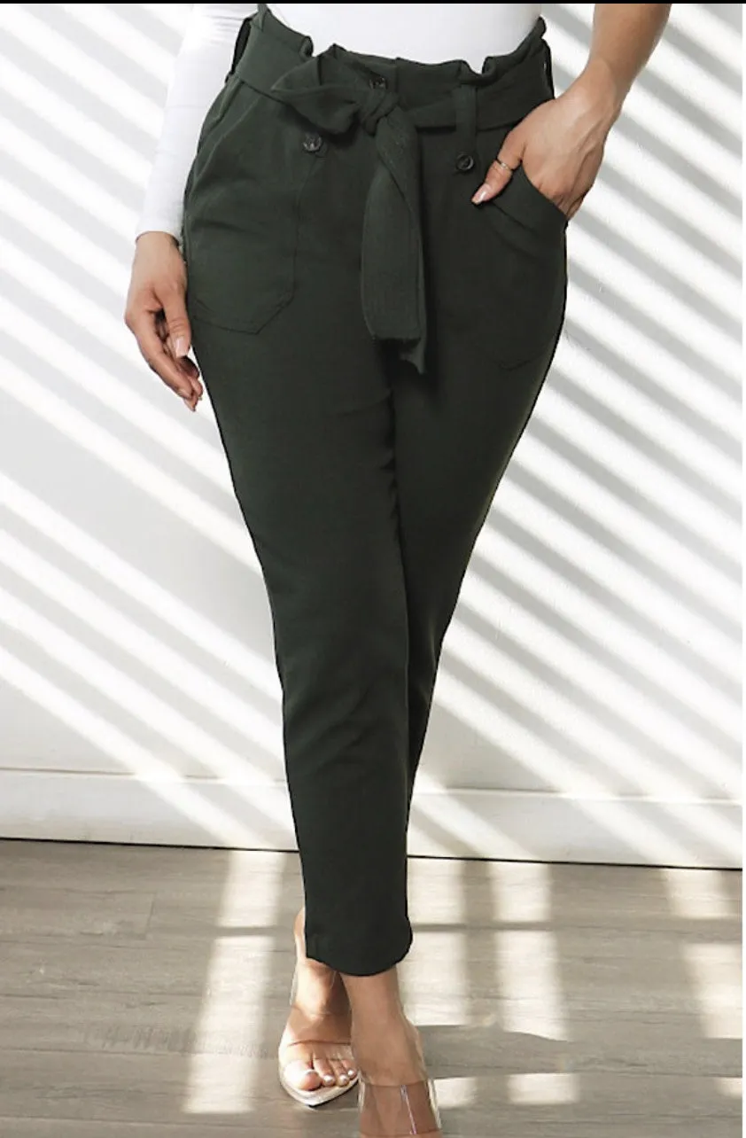 Paper bag Loden Pants